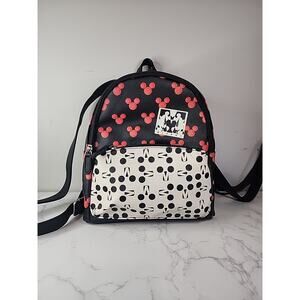 Disney Dani by Daniele Nicole Black White Red Mickey Mouse Mini Backpack . Read